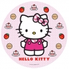 Opłatek na tort Hello Kitty-13. Średnica:21 cm
