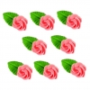 Skrętka zestaw(różowy) Średnica kwiatu:3cm