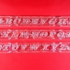 Wykrawaczki alfabet z wypychaczem-Duże Litery-Kursywa. Wysokość liter:2cm