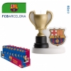 Świeczka urodzinowa FC Barcelona. Rozmiar:6,5cm x 5cm