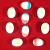 Jajeczko połówka z cukru (50szt.w opak.) Długość:2cm Wysokość:3cm