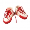 Trampki z cukru-białe (para) Wymiary buta:długość podeszwy:8cm,wysokość buta:5cm