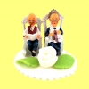 Figurka na tort Babcia i Dziadek(T06/1) Średnica podstawy:8cm Wysokość:6cm